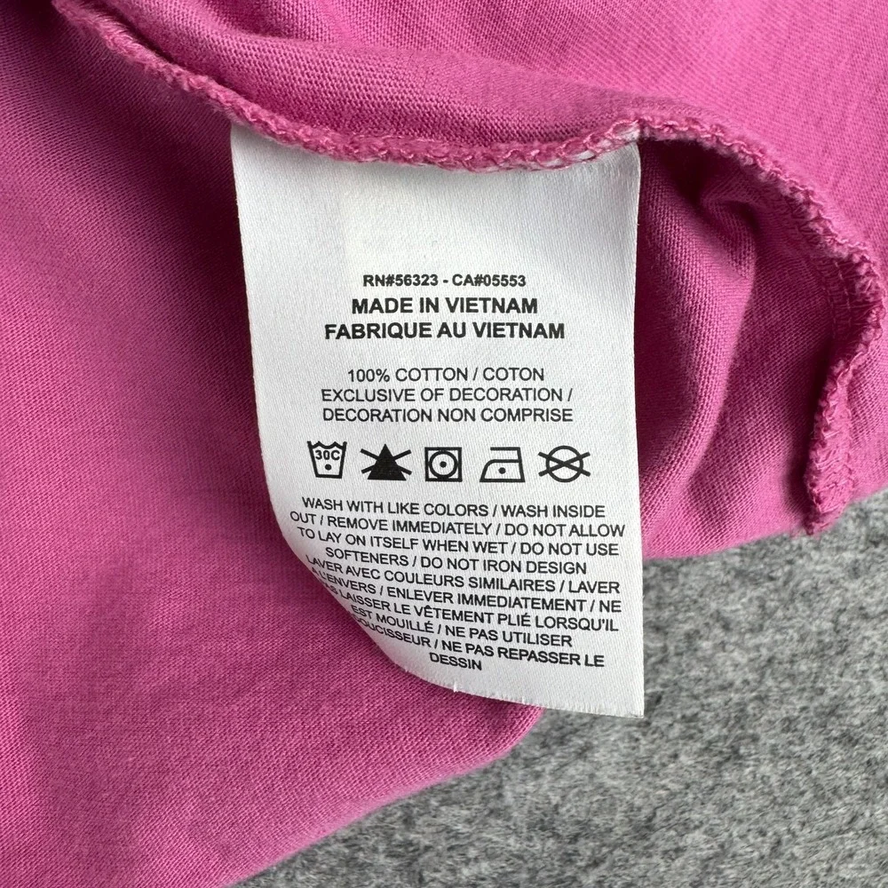Nike Sportswear Sneaker10 Icon Clash Oregon Crop T-Shirt Pink Womens Medium M *